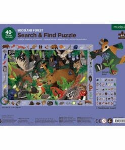 mudpuppy woodland forest search find puzzle 9780735355798 - back