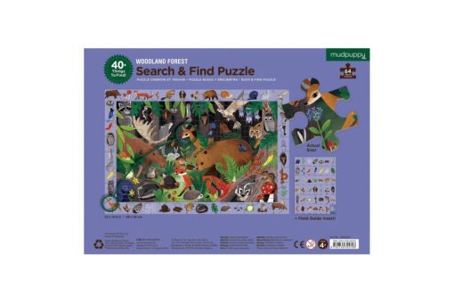 mudpuppy woodland forest search find puzzle 9780735355798 back