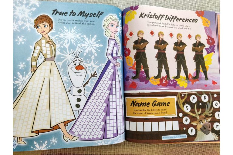 Disney Frozen 2 1001 Stickers Activity Books For Kids Booky Wooky
