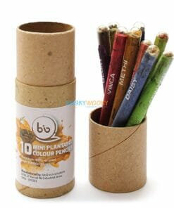 Eco-friendly Coloured Seed Pencils (10 mini) (4)