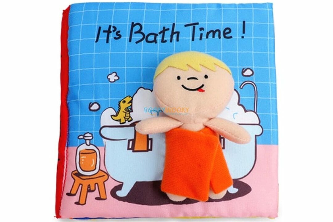 It's Bath Time Cloth Book Quiet Book