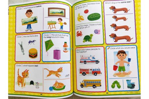 Little Thinkers Kindergarten Workbook Green Cat 9781743637852 inside