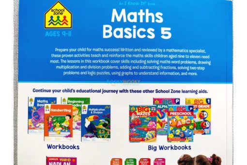 Maths Basics 5 workbook 9781488938597 inside