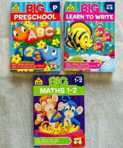 School Zone Big workbooks Math Preschool Learn to Write