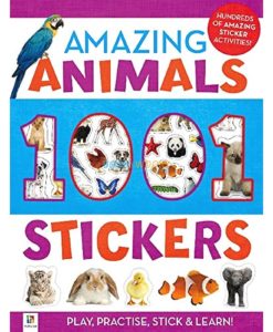 1001 Stickers Amazing Animals 9781743677001 cover page