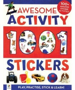 1001 Stickers Awesome Activity 9781743677018 cover page