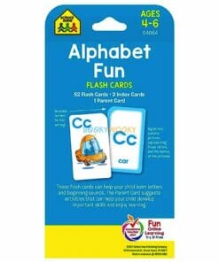 Alphabet Fun Flash Cards back cover