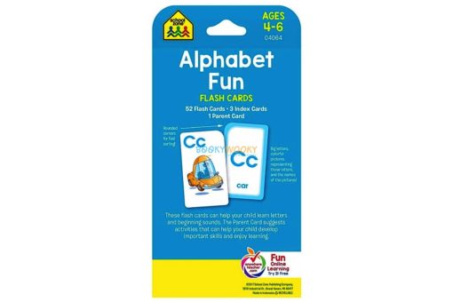 Alphabet Fun Flash Cards back cover