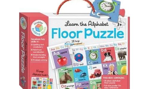 Building Blocks Learn the Alphabet Floor Puzzle 9781488900129 cover page