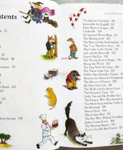Children's Bedtime Treasury (2.) index page contents list of stories