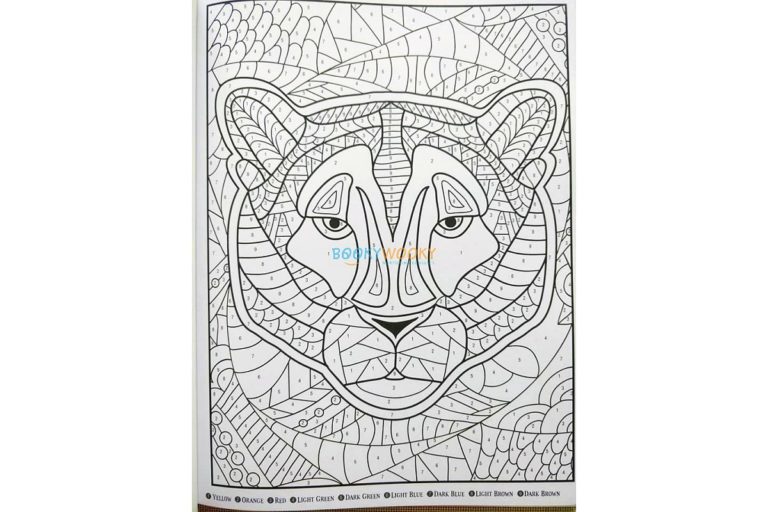 Colour by Number Animals and More – Colouring Books For Kids – Booky Wooky