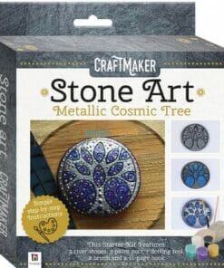 Craftmaker Stone Art Metallic Cosmic Tree Pack 9781488915376 cover page