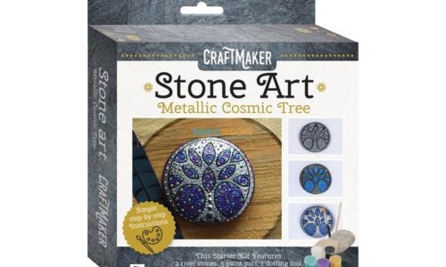 Craftmaker Stone Art Metallic Cosmic Tree Pack 9781488915376 cover page