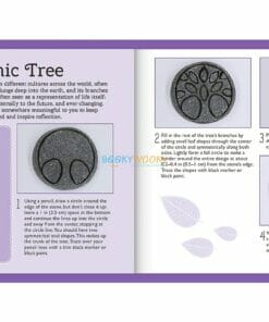 Craftmaker Stone Art Metallic Cosmic Tree Pack1