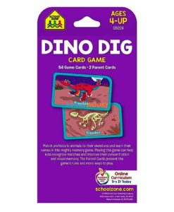 Dino Dig Card Game back cover