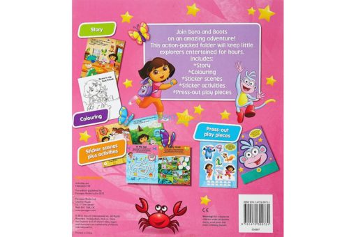 Dora the Explorer Friendship Activity Folder back page