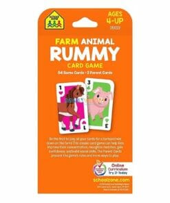 Farm Animal Rummy Card Game back cover