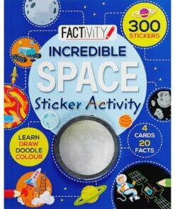 Incredible Space Sticker Activity 9781474802437 cover page