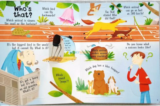 Lift A Flap Book Amazing & Curious Facts about Animals (3)