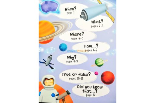Lift A Flap Book Amazing Curious Facts about Space 2