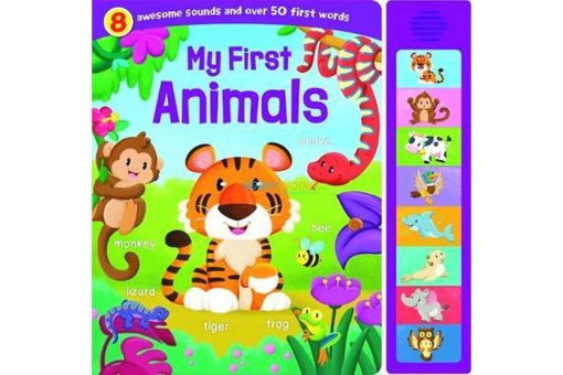 My First Animals 8 Sounds Boardbook 9781789051605 cover page 1