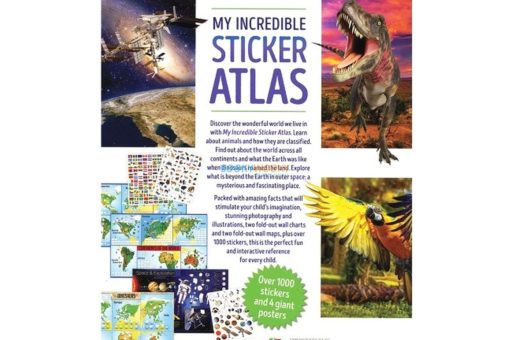 My Incredible Sticker Atlas 4 Books in 1 3