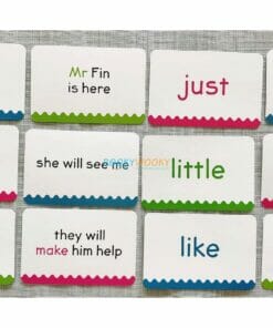 Phonics Get Set Go Flashcards Sight Words (5)