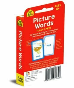 Picture Words Flash Cards back cover