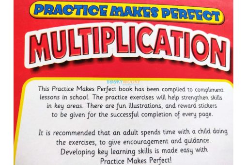 Practice Makes Perfect Multiplication back cover