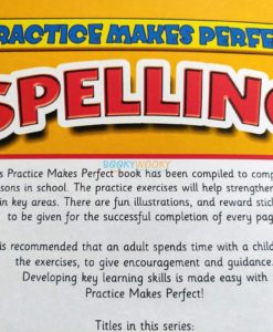 Practice Makes Perfect Spelling (Yellow) back cover
