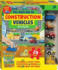 Pull Back and Go Construction Vehicles Activity Set 9781488934902 cover page