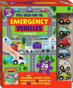 Pull Back and Go Emergency Vehicles Activity Set 9781488934940 cover page