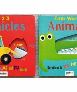 Push Pull and Pop Boardbooks (2 titles) - 1 2 3 Vehicles (2)