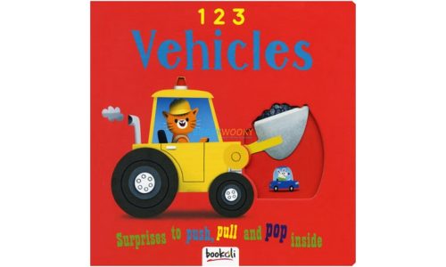 Push Pull and Pop Boardbooks (2 titles) - 1 2 3 Vehicles 9781787721098 cover page