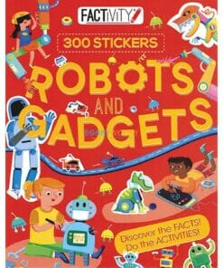 Robots and Gadgets (300 Stickers) factivity 9781474845250 cover page(1)