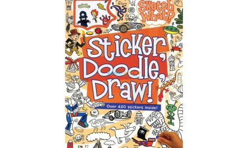 Sketch What Sticker Doodle Draw (Orange) 9781488903625 cover page