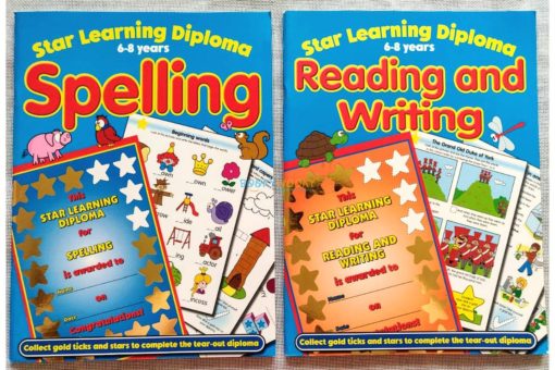 Star Learning Diploma for Spelling Blue 4
