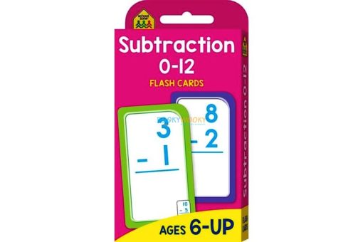 Subtraction 0-12 Flash Cards 9781488933585 cover page