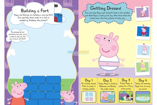 PEPPA PIG PEPPA AND GEORGES WIPE - CLEAN ACTIVITY BOOK 1