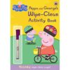 PEPPA PIG PEPPA AND GEORGES WIPE CLEAN ACTIVITY BOOK 9781409308621 cover