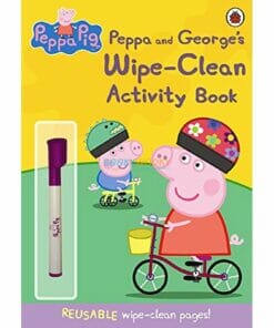PEPPA PIG PEPPA AND GEORGES WIPE - CLEAN ACTIVITY BOOK 9781409308621 cover