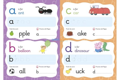 Peppa Pig Wipe Clean First Letters 1