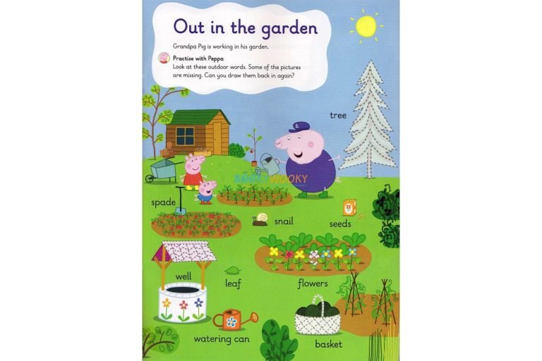 Peppa Pig Wipe-Clean First Words – – Booky Wooky