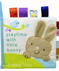 Playtime with little bunny Cloth Book cover