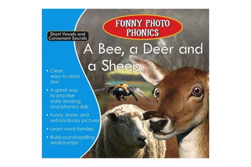 A Bee, a Deer and a Sheep- Funny Photo Phonics 9789350493281 cover