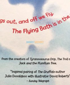The Flying Bath Julia Donaldson hardcover inside back cover