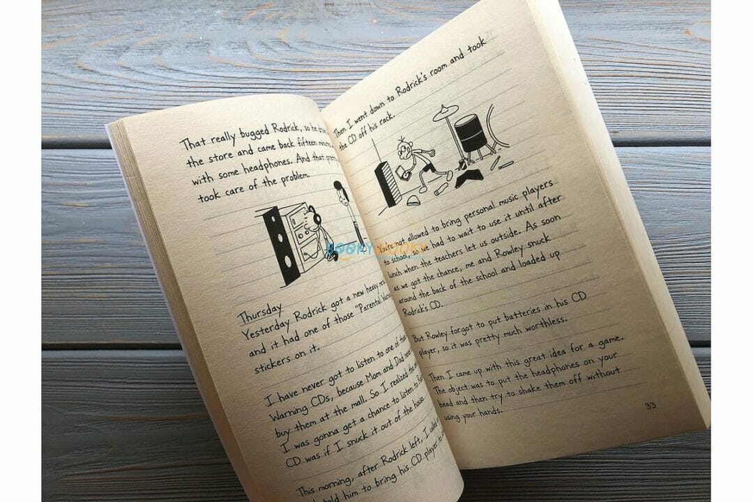 DIARY Of A WIMPY KID Miniature One Inch Scale Illustrated Readable Book [A2  1:12 Scale13] - $5.85 : Little THINGS of Interest, Miniature Books and  Accessories