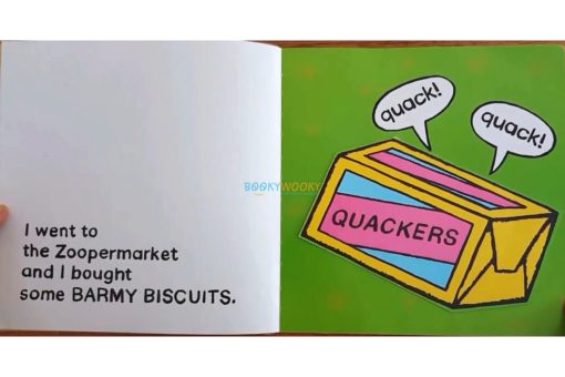 Supermarket Zoopermarket with flaps Nick Sharratt 9781407174068 inside2jpg