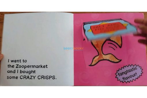 Supermarket Zoopermarket with flaps Nick Sharratt 9781407174068 inside5jpg