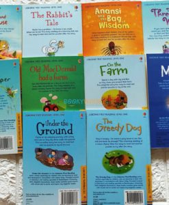 Usborne First Reading Level 1 titles back covers